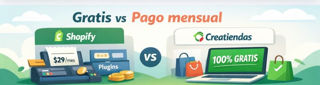 Shopify vs Creatiendas: ¿cuál conviene para pequeños negocios?